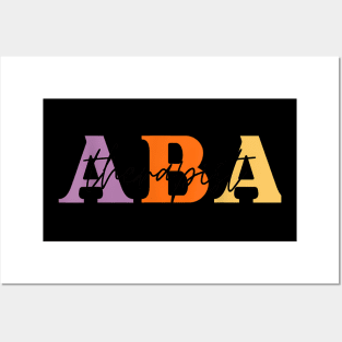ABA Therapist  Applied Behavior Analysis Posters and Art